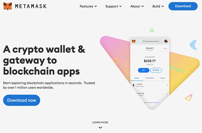 Apa itu NFT: Dompet MetaMask.