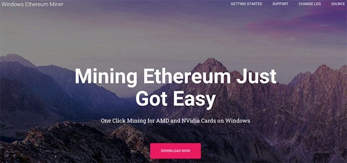 Ethereum майнинг: главная страница WinETH.