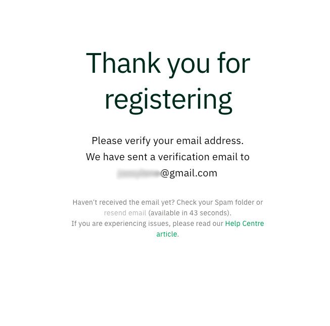 Wirex review: thank you for registering.