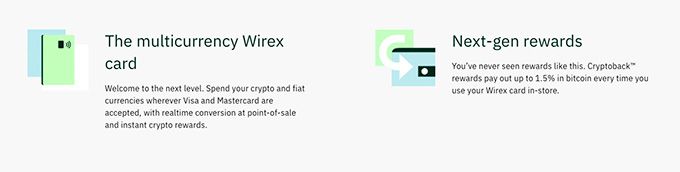 Reseña Wirex: Monedero multidivisa.