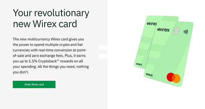 最新的Wirex 卡
