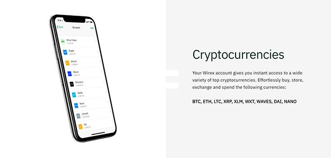 Reseña Wirex: Apoyo de criptomonedas.