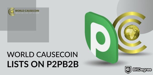 World CauseCoin lists on P2PB2B: announcement.