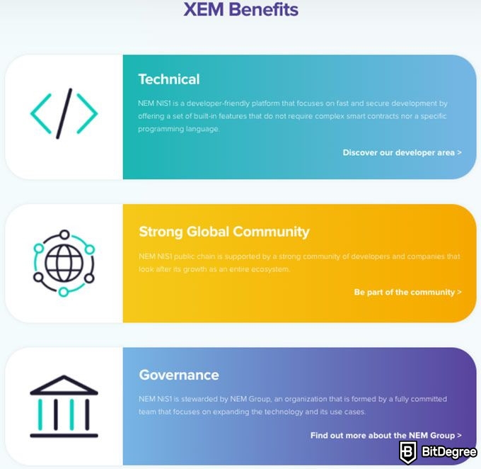 NEM криптовалюта: преимущества XEM.