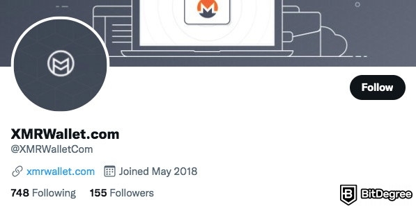 XMR Wallet İncelemesi: Twitter Sayfası