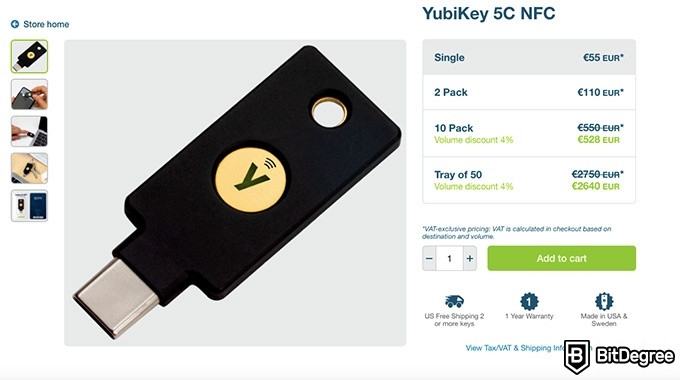 Reseña YubiKey: Producto.