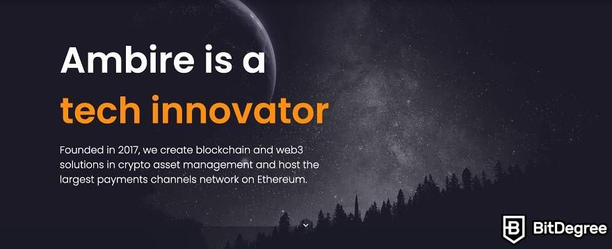 Ambire Wallet review: Ambire, as a tech innovator.