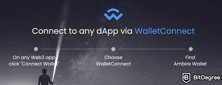 Đánh giá ví Ambire: WalletConnect với bất kỳ ứng dụng dApp nào.