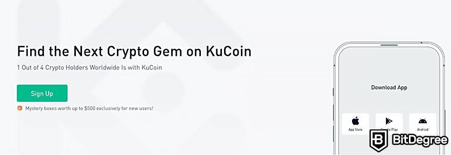 Best copy trading crypto: KuCoin app.