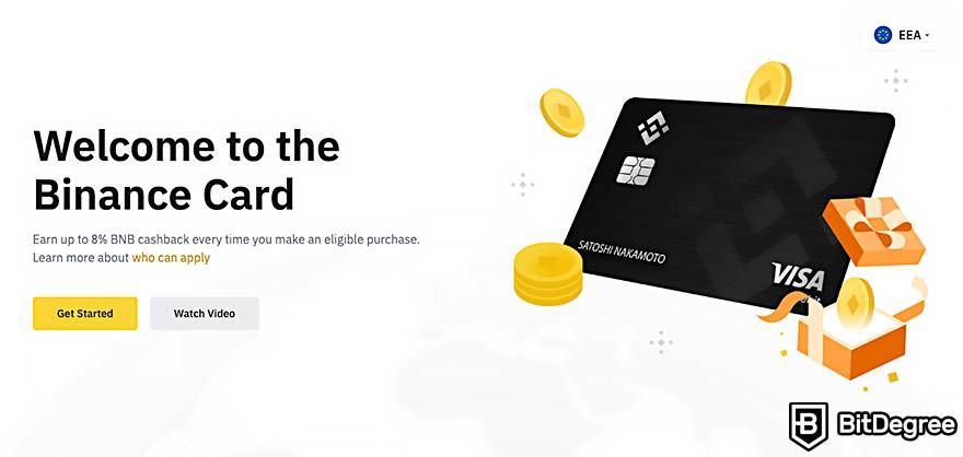 Best crypto debit card: Welcome to the Binance Card.