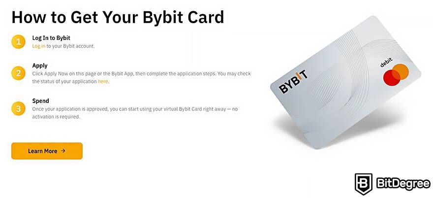 Best crypto debit card: How to get your Bybit Card?