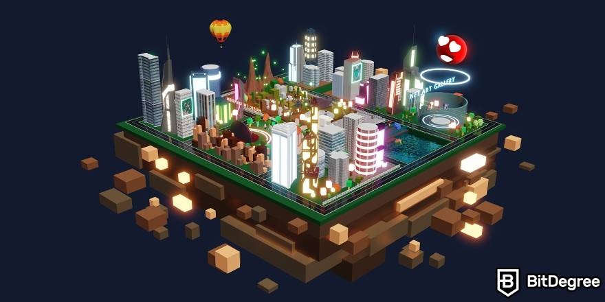 Best NFT games: Sandbox city preview.