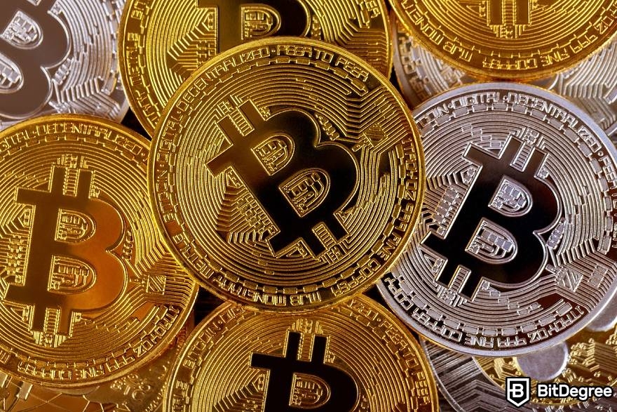 Empregos Mais Bem Pagos em Finanças: Pilha de Bitcoins