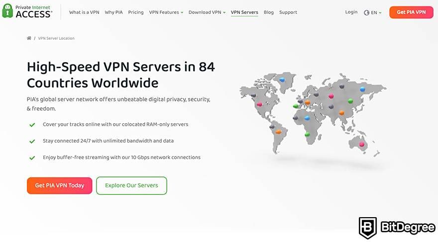 Best VPN for crypto trading: Private Internet Access.