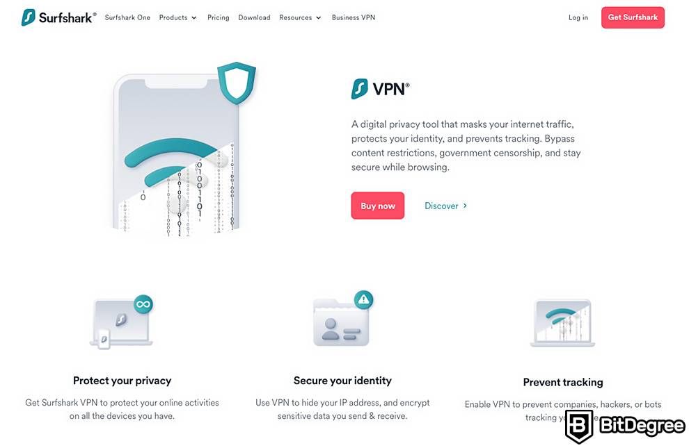 Best VPN for crypto trading: SurfShark.