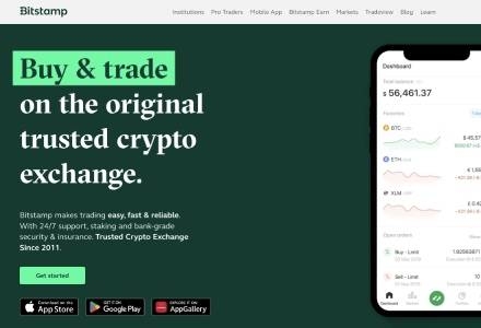 Bitstamp - Two Crypto Trading Apps