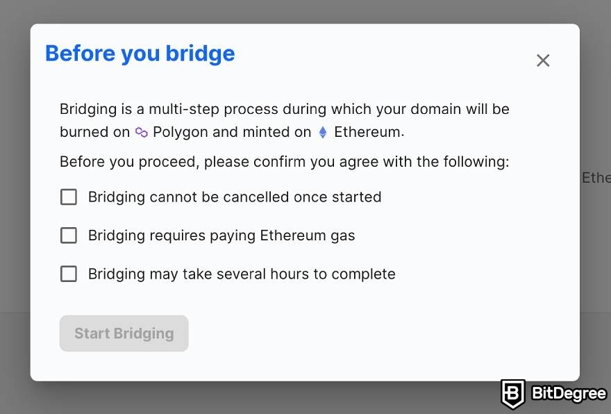 Comprar domínios crypto: Bridging de domínios explicado.