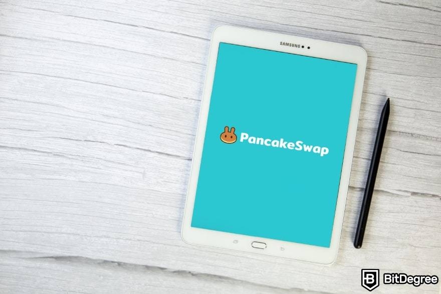 Buy crypto without ID: PancakeSwap.