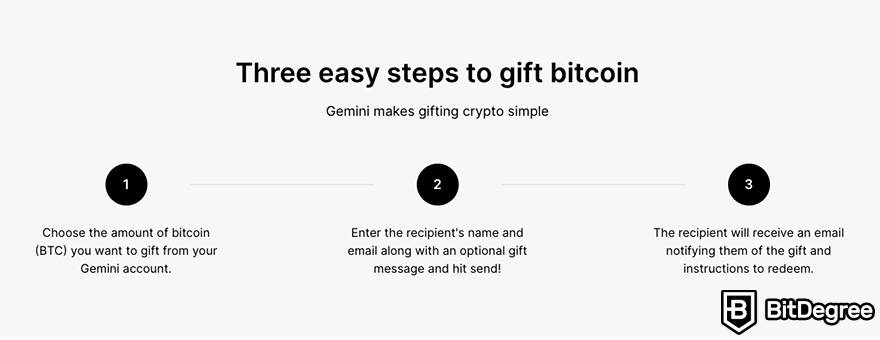 Membeli gift card dengan crypto: Tiga langkah mudah untuk memberikan gift card Gemini pada teman atau keluarga.