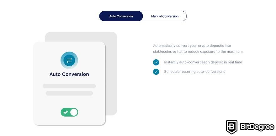 análise da capital wallet: conversões automáticas