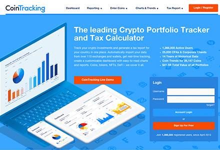 CoinTracking - Crypto Tax and Portfolio Tracker for Advanced Traders