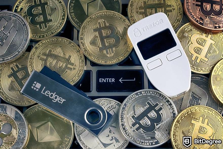 Ví lạnh tốt nhất: Ví Ledger và Bitcoin.