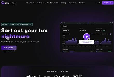 CryptoTaxCalculator - Crypto, NFT, and Other DeFi Products