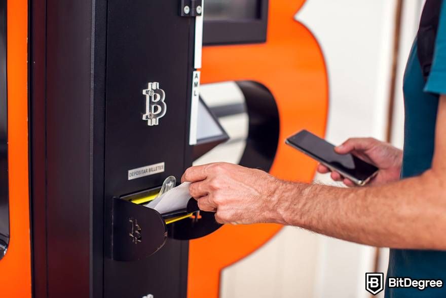 How to buy cryptocurrency: Bitcoin ATM.