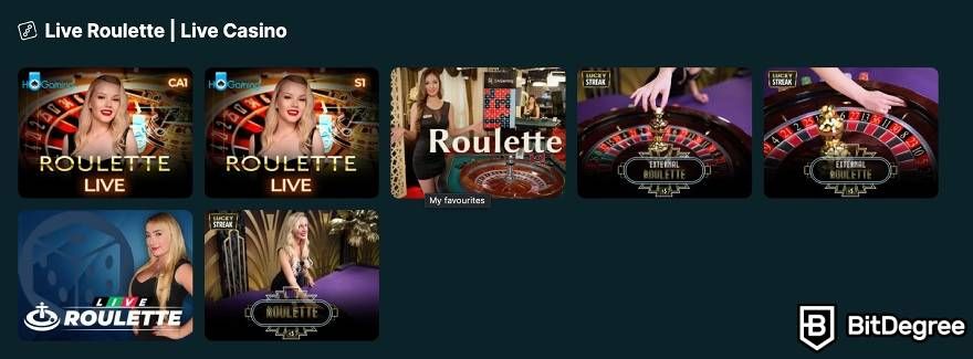 How to use CoinGames: live roulette and casino games.