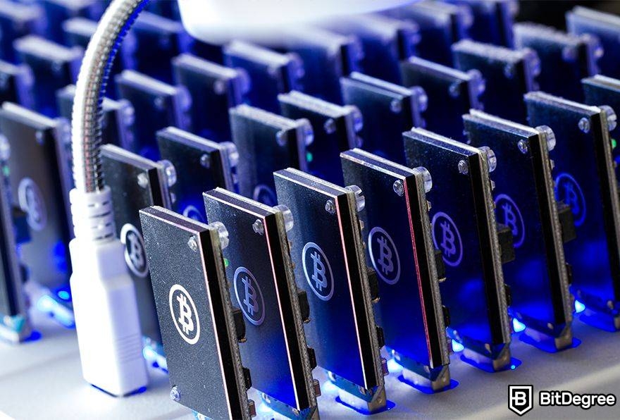 Is Bitcoin dead: Bitcoin mining rig.