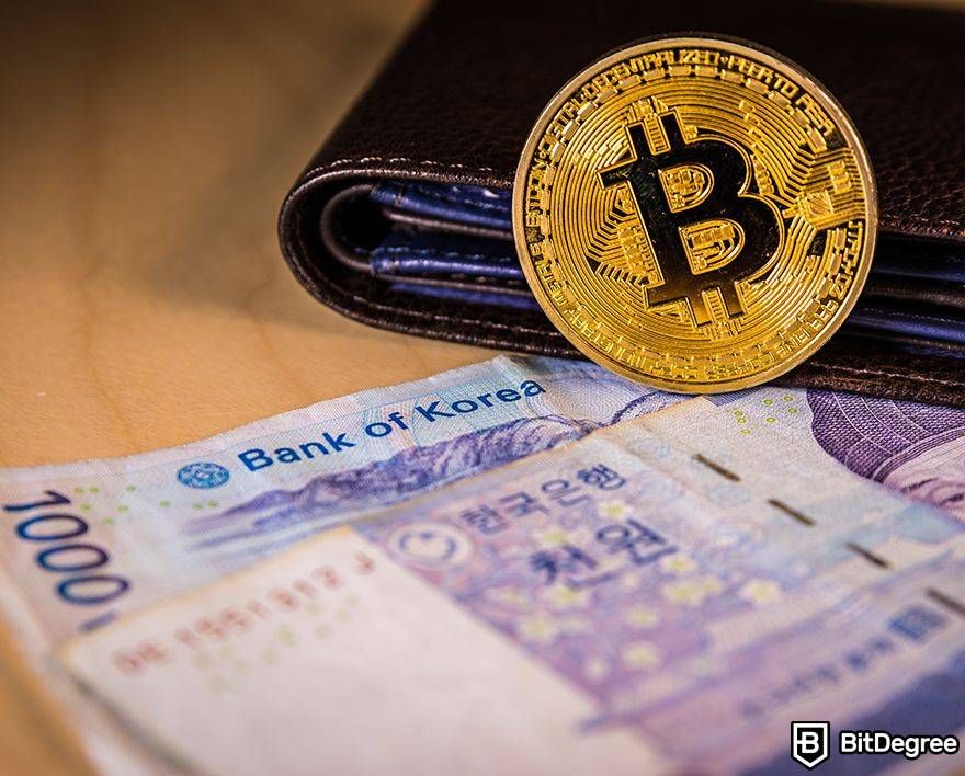 Largest lost Bitcoin wallet: Bank of Korea note with BTC.