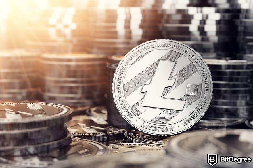 Litecoin mining hardware: LTC coins.