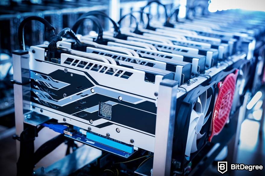 Monero mining: Mining rig.