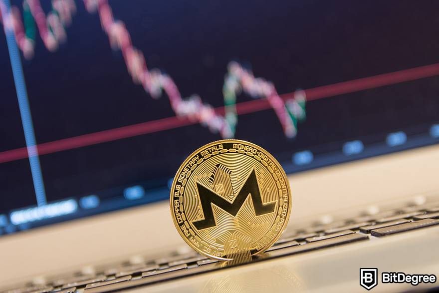 Monero mining: XMR coin.