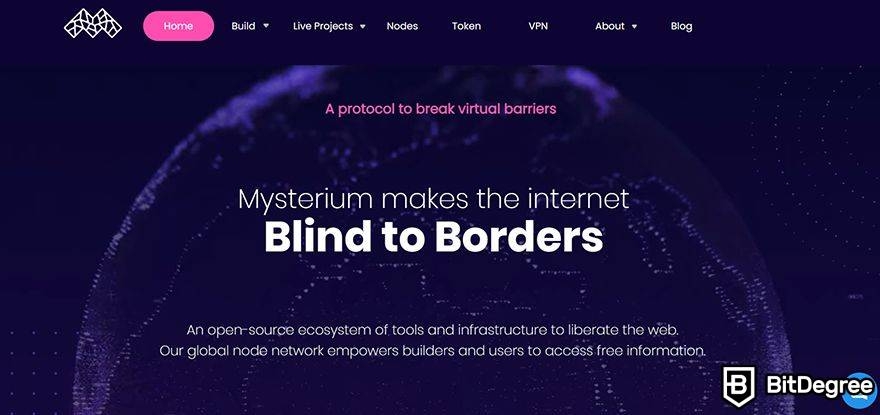 Cách thiết lập node trên Mạng Mysterium: mù biên giới.