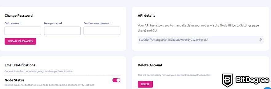 Mysterium VPN: API details.