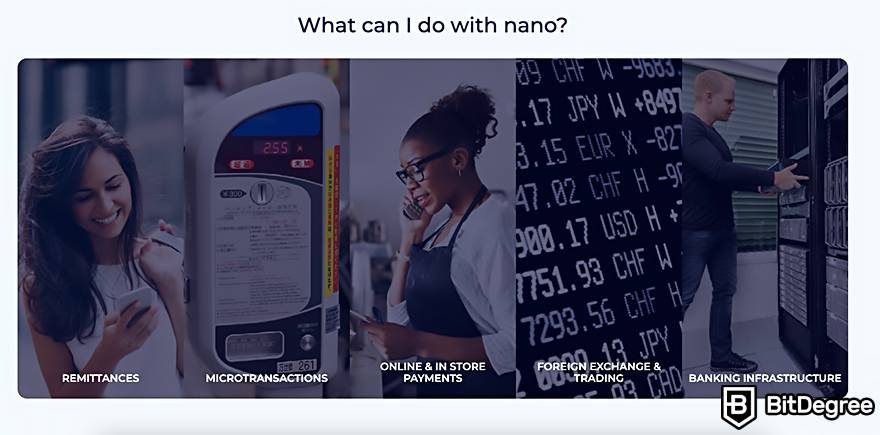 Nano coin: What can I do with Nano coin?