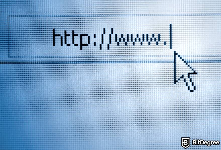 NFT domains explained: the beginning of a URL.