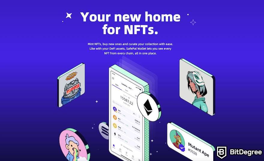 SafePal review: NFT support.