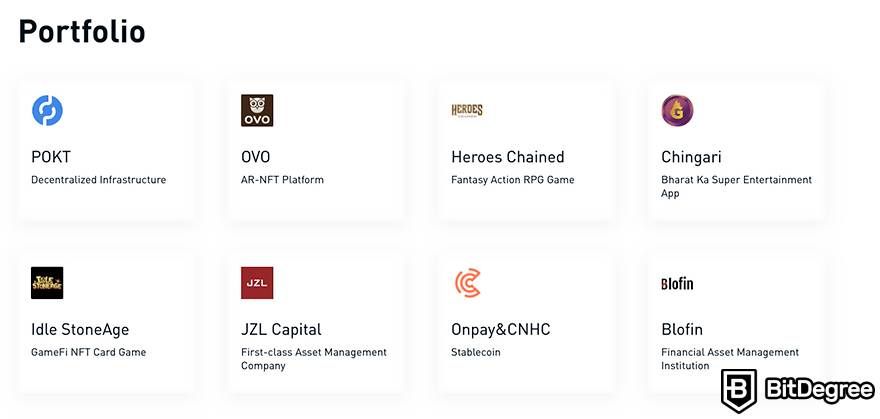 Top crypto venture capital firms: KuCoin Ventures portfolio.