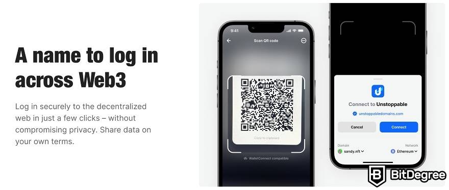 Unstoppable Domains review: a name to log in across Web 3.0.
