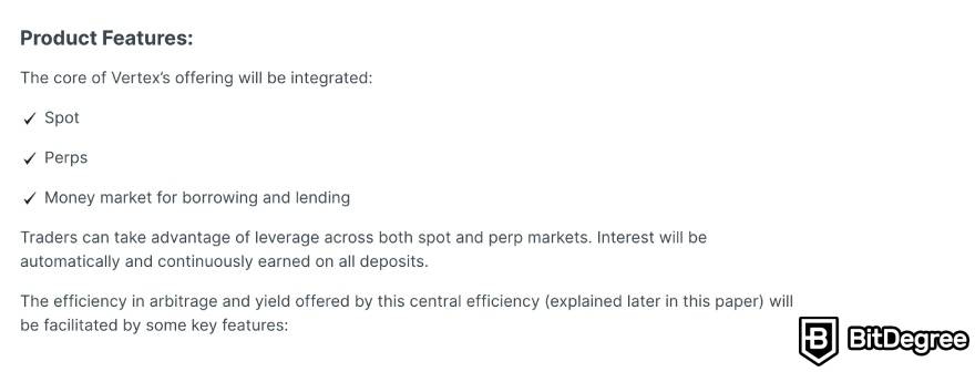 Análise da Vertex Protocol: Características.