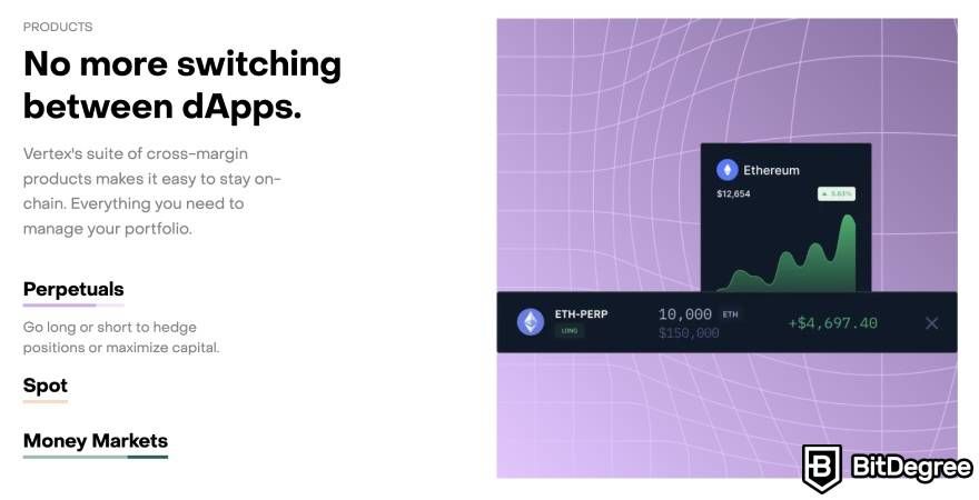 Vertex Protocol İncelemesi: Vertex'te Perpetual Contract'lar, Spot Piyasası ve Para Piyasaları