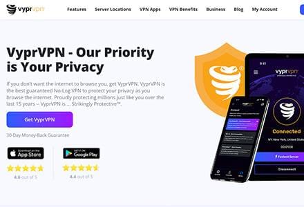 VyprVPN - Kết nối mọi nơi với giao thức Chameleon