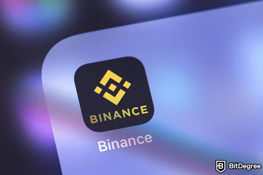 DApp là gì: Biểu tượng ứng dụng Binance.