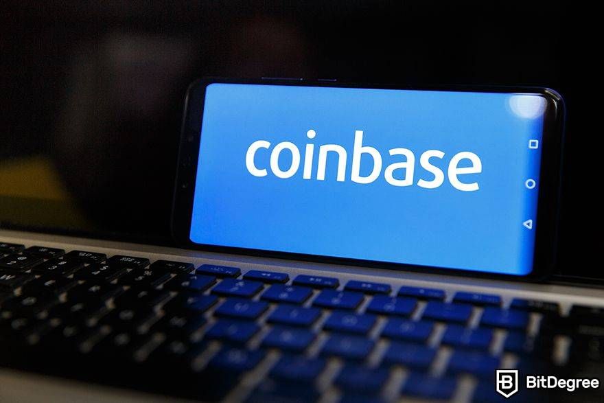 DApp là gì: Truy cập ứng dụng Coinbase.