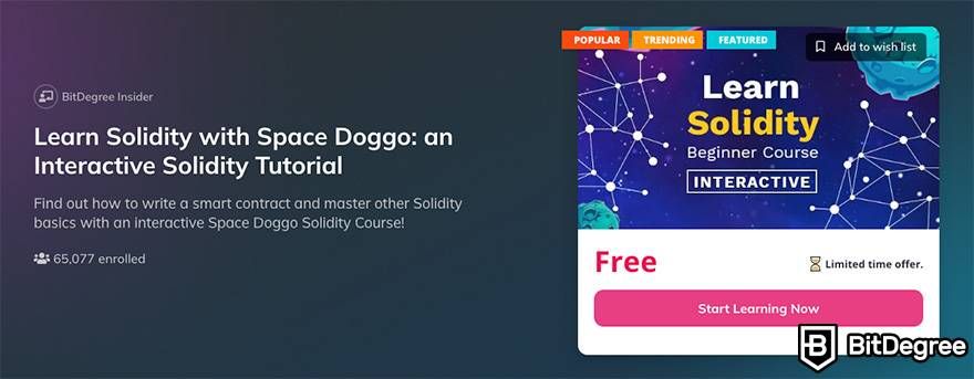What is a smart contract: Learn Solidity with Space Doggo on BitDegree.