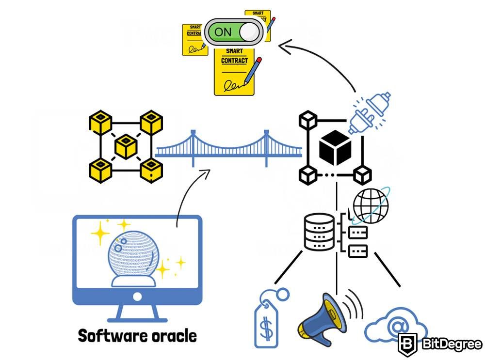 What is an oracle in crypto: Software oracles.
