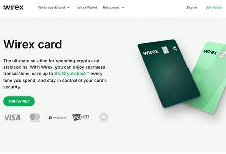 Wirex Card - Up to 8% of Cashback in WXT