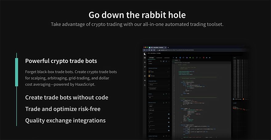 Best automated crypto trading platform: HaasOnline.